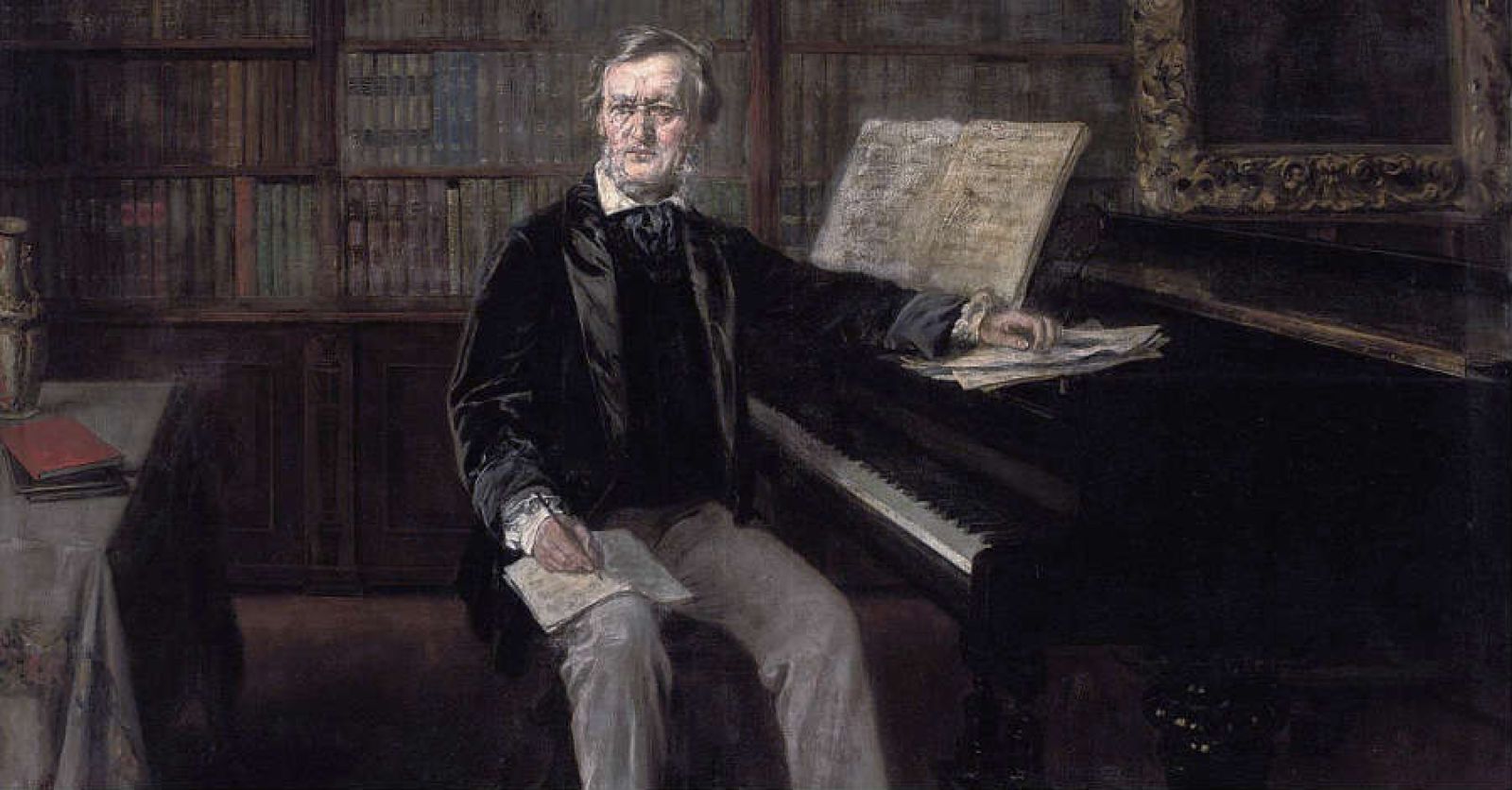 Richard Wagner al piano