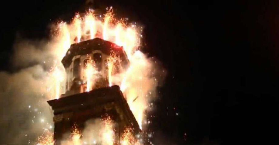 Incendio Campanile del carmine